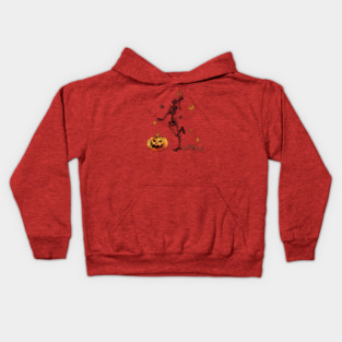 Frolicking Skelly Kids Hoodie