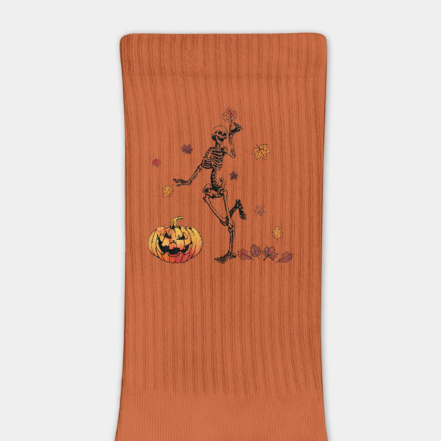 Frolicking Skelly by casualteesinc