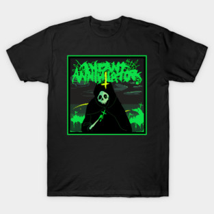 Infant Annihilator – 8-Bit Grim Reaper of Blasphemous Slam T-Shirt