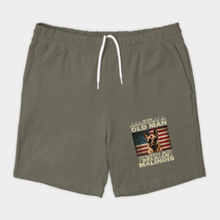 Belgian Malinois Dog Breed Never Underestimate an Old Man Shorts