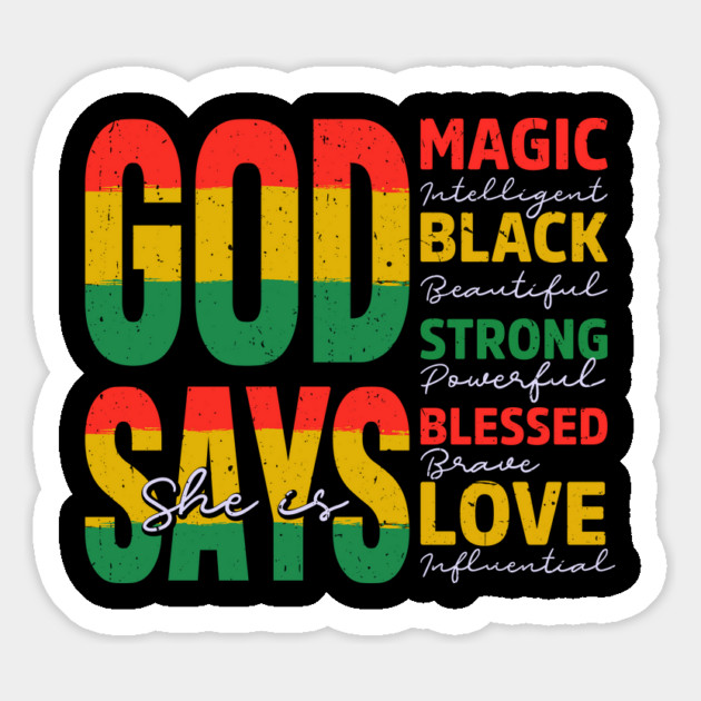 God Says... Magnet by UrbanLifeApparel