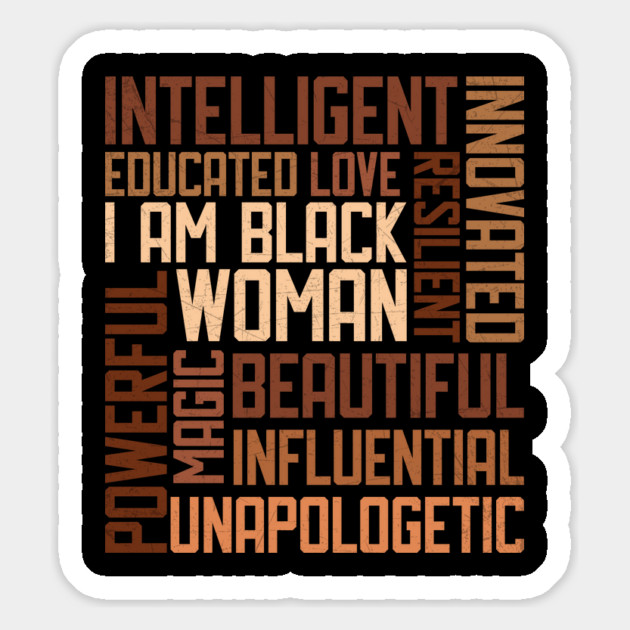 Intelligent Black Woman Magnet by UrbanLifeApparel