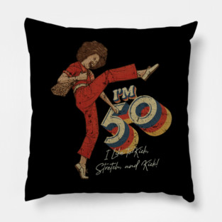 Sally Omalley Vintage Distressed Pillow