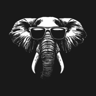 Elephant Wearing Sunglasses Bag