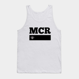 Black Love MCR Manchester Worker Bee Retro Tank Top