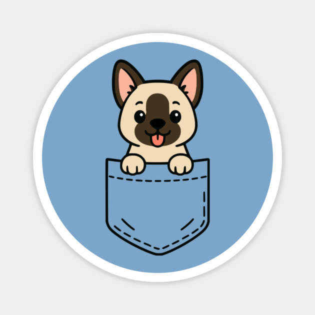 Cute Siamese Kitten Pocket Pal Funny Siamese Cat Lover Magnet by Yesteeyear