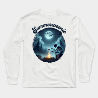 Summerweenie: Summer, Halloween, and Hot Dogs Summerween design Long Sleeve T-Shirt