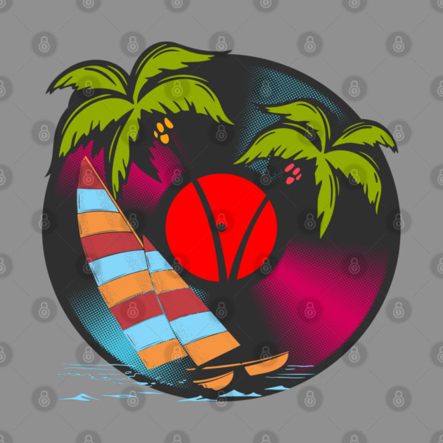 Sound Wave Sailing by TopTenGraphics