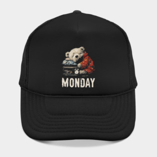 Sleepy Baby Bear in Monday Morning - Weekend Crisis Hat