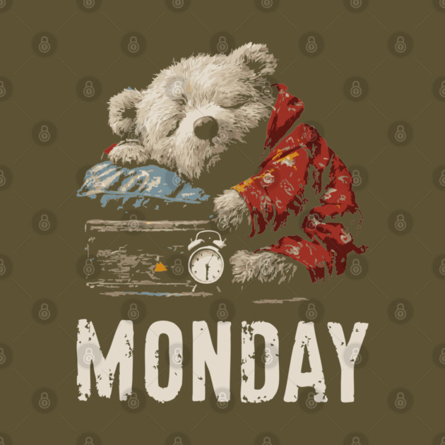 Sleepy Baby Bear in Monday Morning - Weekend Crisis by TuncGK