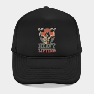 Zeus is Supporting All the Gym Bros - Funny Retro Design Hat