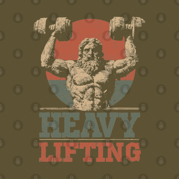 Zeus is Supporting All the Gym Bros - Funny Retro Design by TuncGK