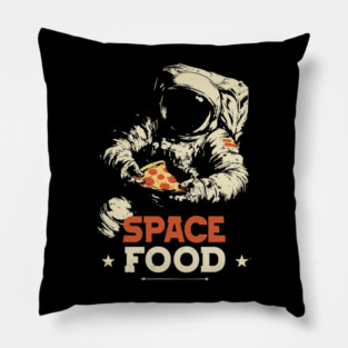 Space Food - Quirky Astronaut Design - Funny Tee Pillow