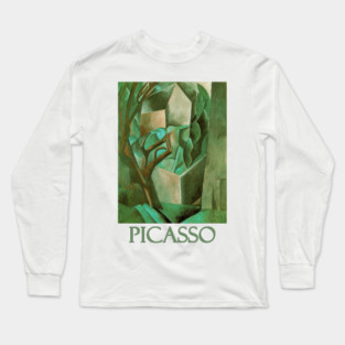 House in the Garden (1908) by Pablo Picasso Long Sleeve T-Shirt