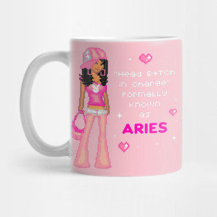 aries y2k cartoon dollz Mug
