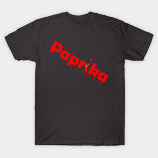 i love paprika cropped boxy t-shirt Vetements Oval Logo Cropped