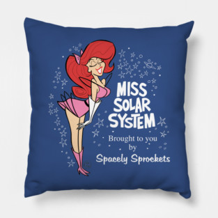 MISS SOLAR SYSTEM CARTOON CHARACTER Pillow