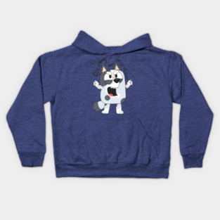 Bluey Muffin Coconuts Have Water In Them Vintage Cartoon Kids Hoodie