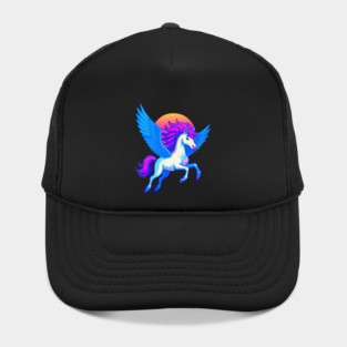 Pegasus with Sunset Wings Hat