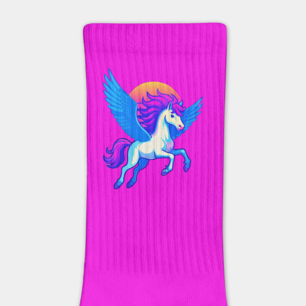 Pegasus with Sunset Wings by DonWillisJrArt