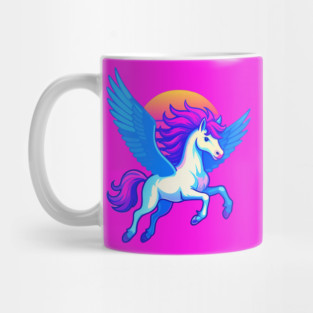 Pegasus with Sunset Wings Mug