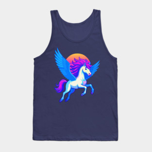 Pegasus with Sunset Wings Tank Top