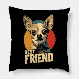 Chihuahua Alien Dog Best Friend Funny Tee Pillow