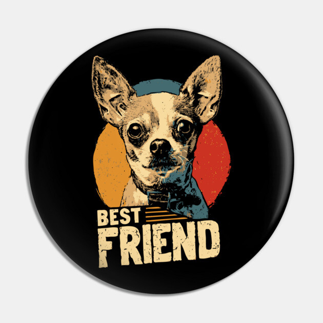 Chihuahua Alien Dog Best Friend Funny Tee Pin by TuncGK