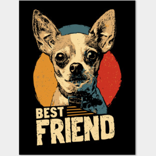 Chihuahua Alien Dog Best Friend Funny Tee Posters and Art