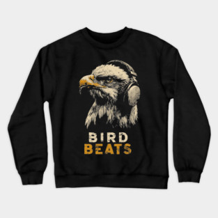 DJ Eagle Headphones Bird Beats DJ Music Tee Crewneck Sweatshirt
