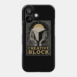 Glorifying the Creative Block Marble Sculptor Hands Shirt Phone Case