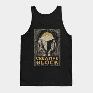 Glorifying the Creative Block Marble Sculptor Hands Shirt Tank Top