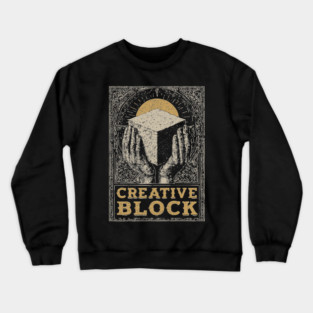 Glorifying the Creative Block Marble Sculptor Hands Shirt Crewneck Sweatshirt