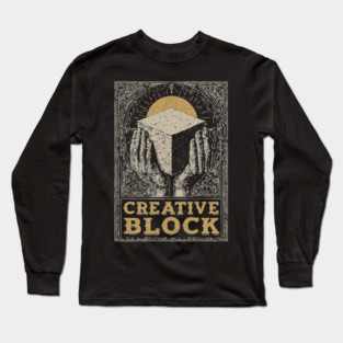 Glorifying the Creative Block Marble Sculptor Hands Shirt Long Sleeve T-Shirt