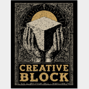 Glorifying the Creative Block Marble Sculptor Hands Shirt Posters and Art