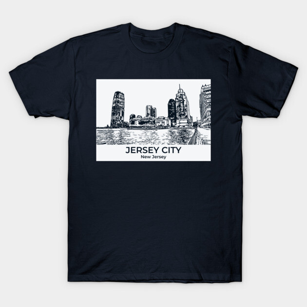 Jersey City - New Jersey T-Shirt by Lakeric