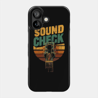Retro Sound Check Guitar Infinity Shirt Phone Case