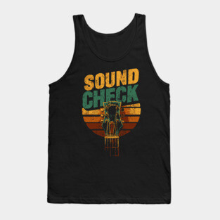 Retro Sound Check Guitar Infinity Shirt Tank Top