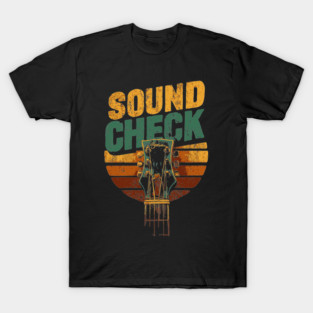 Retro Sound Check Guitar Infinity Shirt T-Shirt