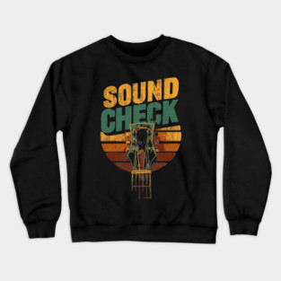 Retro Sound Check Guitar Infinity Shirt Crewneck Sweatshirt