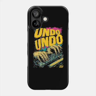 Undo Undo Funny Ctrl Z Keyboard Smash Design Phone Case