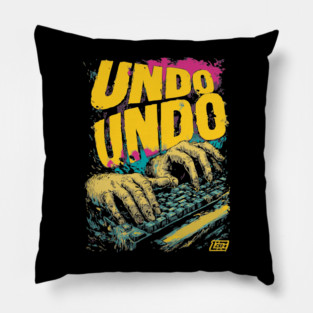 Undo Undo Funny Ctrl Z Keyboard Smash Design Pillow
