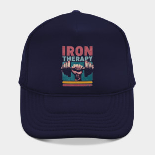 Iron Therapy Gym Tee for Hardcore Lifters Hat