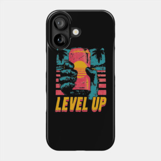 Level Up Energy Drink Gamer Tee for Late Night Warriors Phone Case