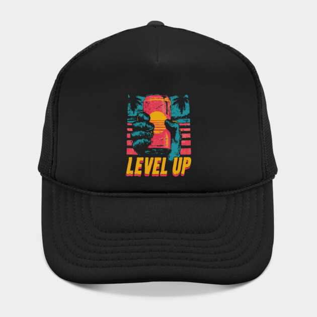 Level Up Energy Drink Gamer Tee for Late Night Warriors by TuncGK