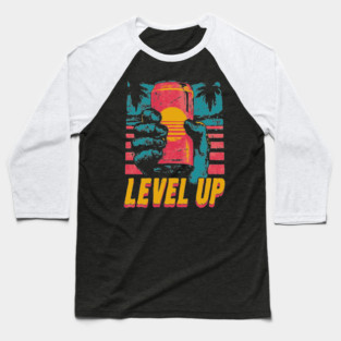 Level Up Energy Drink Gamer Tee for Late Night Warriors Baseball T-Shirt