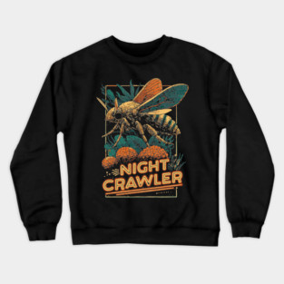 Night Crawler Mothcore Tee for Nocturnal Weirdos Crewneck Sweatshirt