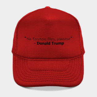 Trump x Epstein – Satire Shirt Hat