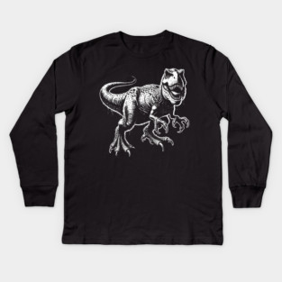T-Rex Dinosaur Kids Long Sleeve T-Shirt