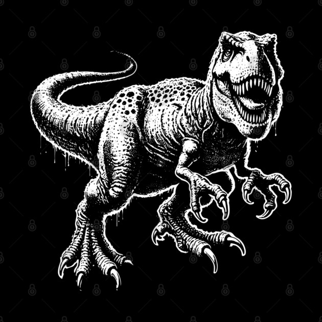T-Rex Dinosaur by Silly Me Studio